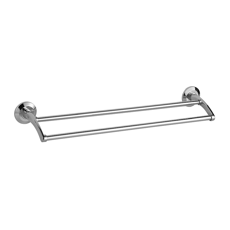 5802 Double Towel Bars for Bathroom and Lavatory Towel Hanger Aluminium Bathroom Accessories