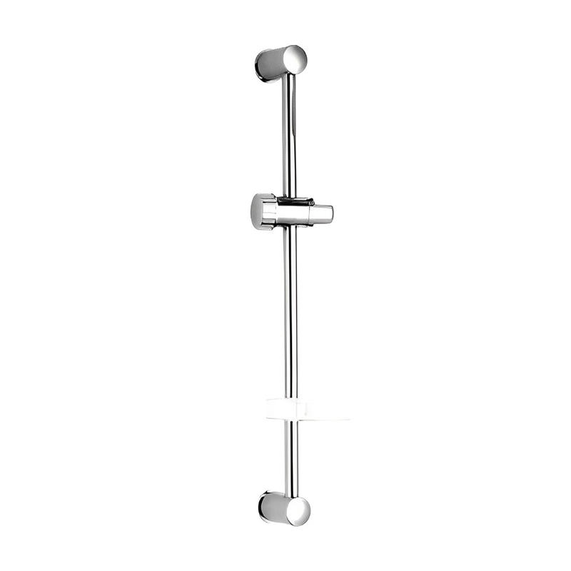 H129C ABS 360° Adjustable Handheld Shower Head Holder for Bathroom Screw Wall Mounted Chrome Finish Shower Sliding Bar