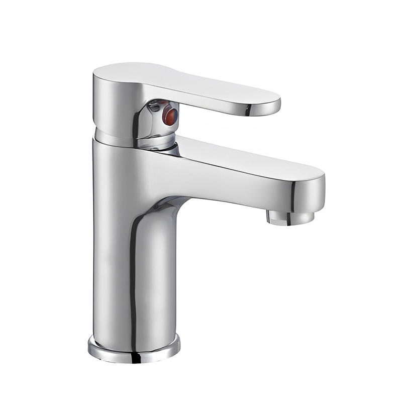 OJ-J2211H Chromed Single Handle Bathroom Value Brass Basin Faucet
