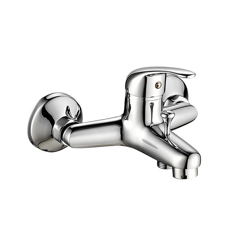 OJ-J2373H Chromed Bathroom Bathtub Single Lever Wall Mount Stainless Steel Shower Faucet