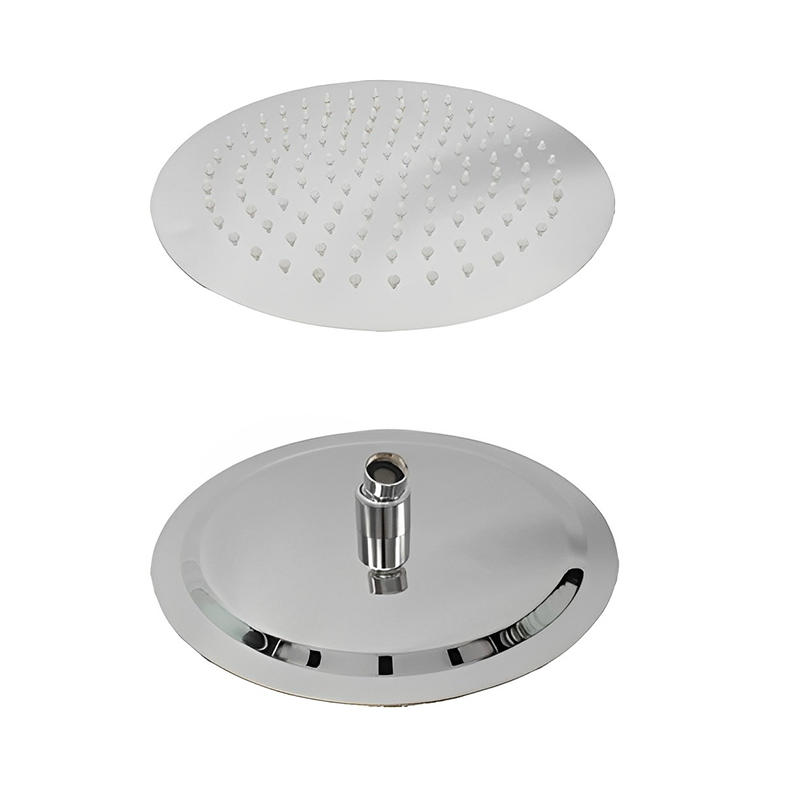 OJ-R010 Full Size Round Design Bathroom Overhead Shower Stainless Steel Shower Head