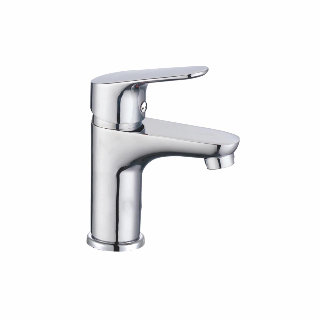 OJ-J2442H Single Handle Single Hole Bathroom Faucet for Sink Saving Water Lavatory Vanity Bathroom Zinc Alloy Basin Faucet