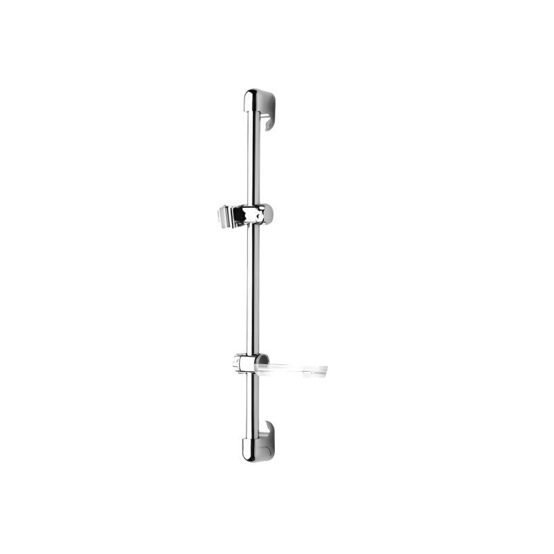 H113C Shower Slide Bar for Bathroom with Adjustable Handheld Shower Holder Wall Mount Polished Shower Sliding Bar