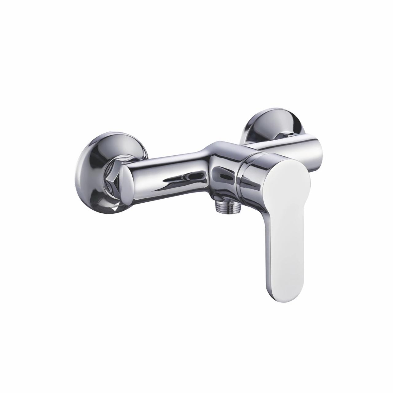 OJ-J2204H Wall-Mounted Chrome Plated Single Handle Faucet Hot and Cold Water Mixing Shower Mixer Tap Zinc Alloy Shower Faucet