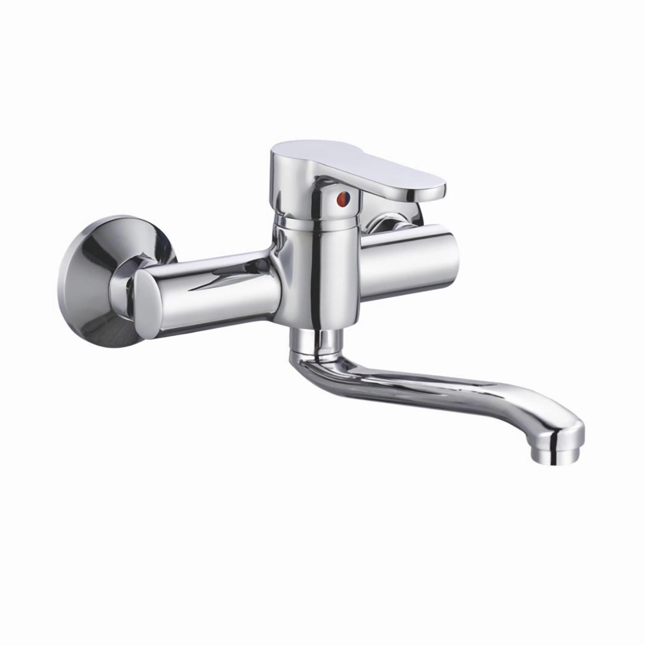 OJ-J2206H Control Valve Switch Tub Tap Chrome Plated Wall Mount Shower Cold and Hot Water Mixer Faucet Zinc Alloy Shower Faucet